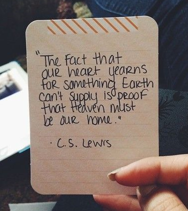 Quote - C.S. Lewis